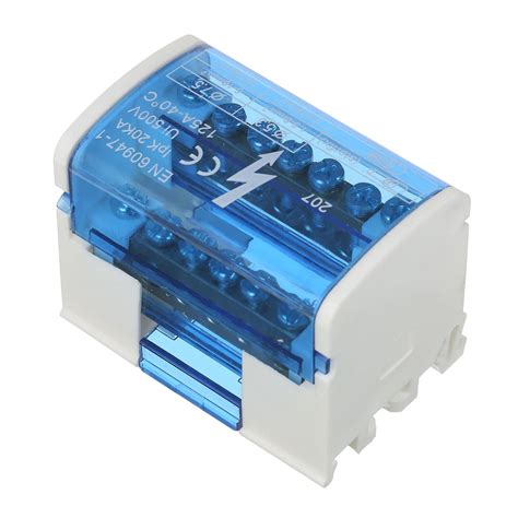 junction box with positive and negative rails|Design and build junction terminal distribution boxes.